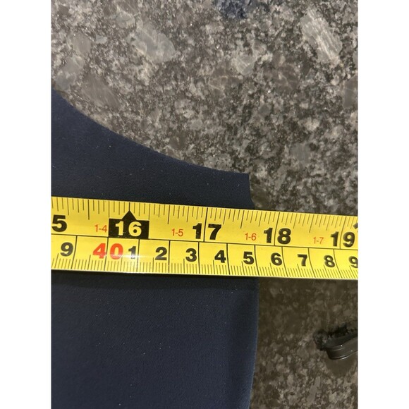 Fifth & Park Hi Low Navy Blue Dress Embroidered Size 4 Boho Y2K Modest  Tank - Picture 7 of 7